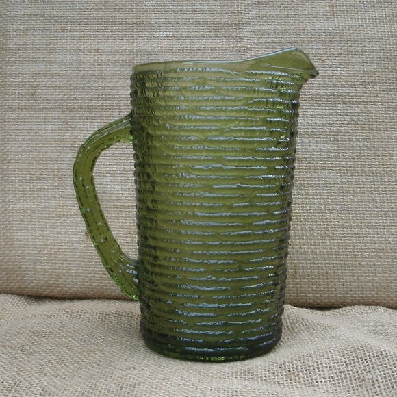 Vintage Anchor Hocking Soreno Pattern Juice Pitcher - Picture 5 of 14